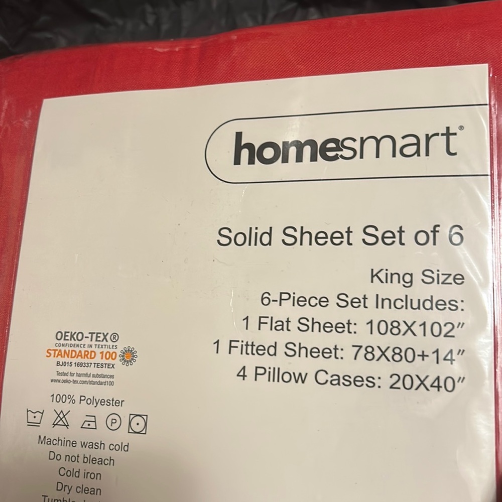 New king sheet set